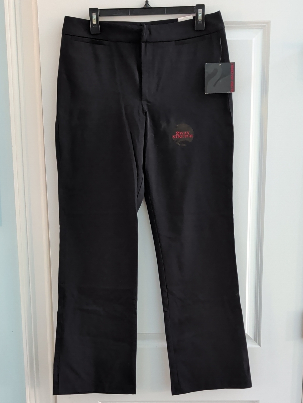 Gloria Vanderbilt Black Flare Stretch Jeans